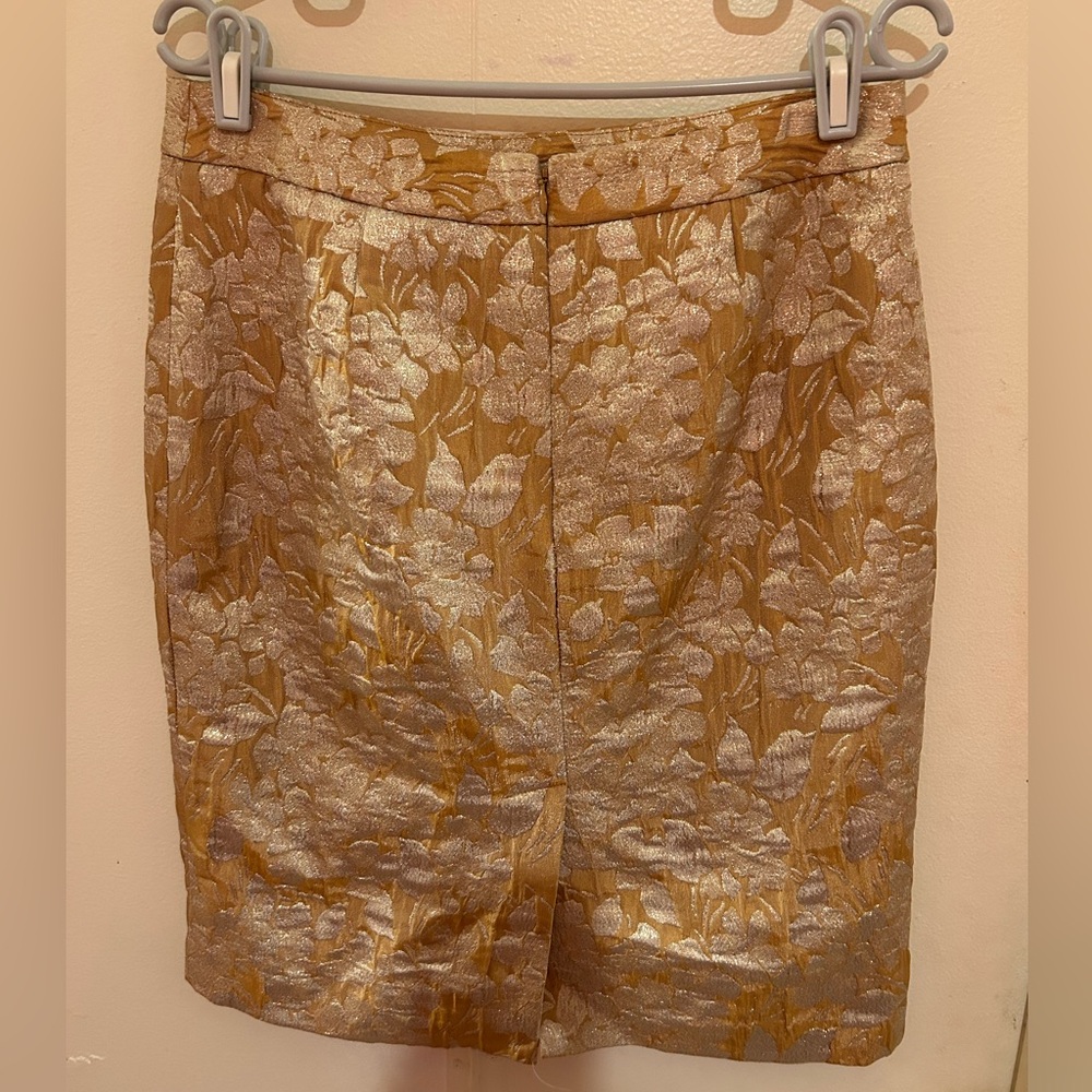 Talbots brocade floral pencil skirt size 6, EUC - Picture 3 of 4